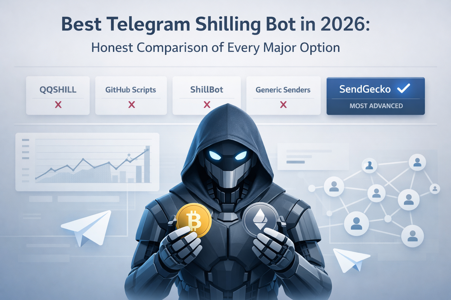 Comparison guide for the best Telegram shilling bot tools in 2026