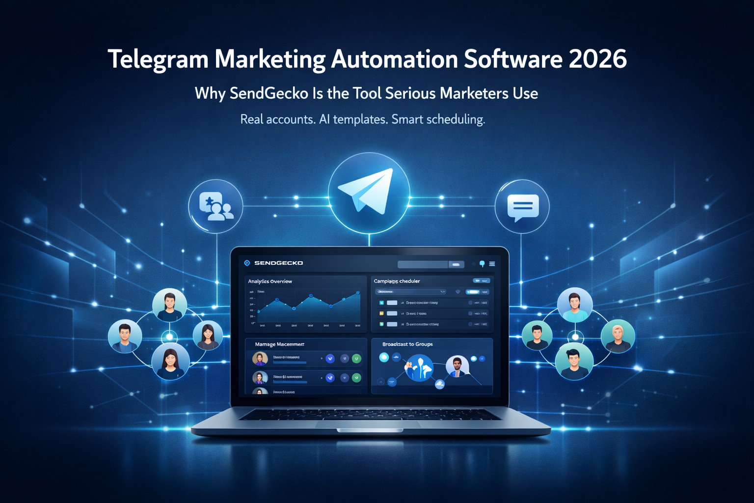 Telegram marketing automation software guide from SendGecko